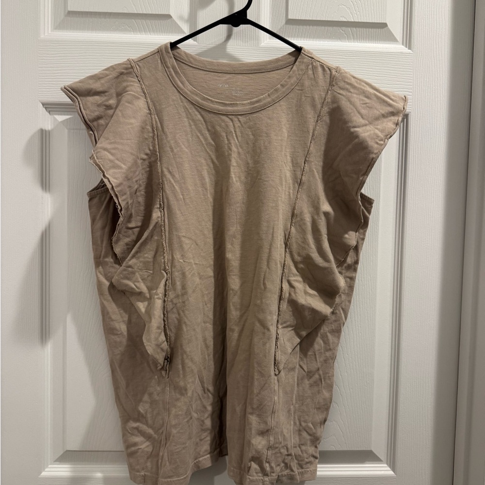 Aerie Tan Muscle Tee for Women